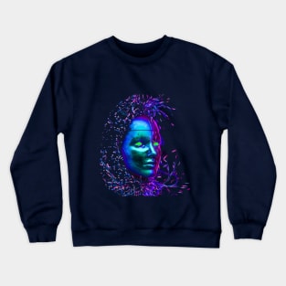 Face Smile Girl bkr Crewneck Sweatshirt